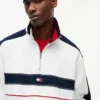 Tommy Jeans Camisola com fecho de correr de um quarto e blocos de cor Tommy Jeans Camisola com fecho de correr de um quarto e blocos de cor