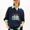 Tommy Jeans Camisola de râguebi oversized com logótipo 1985 Tommy Jeans Camisola de râguebi oversized com logótipo 1985