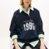 Tommy Jeans Camisola de râguebi oversized com logótipo 1985 Tommy Jeans Camisola de râguebi oversized com logótipo 1985