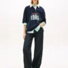 Tommy Jeans Camisola de râguebi oversized com logótipo 1985 Tommy Jeans Camisola de râguebi oversized com logótipo 1985