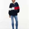 Tommy Jeans Camisola de Rugby Oversized com Bandeira Tommy Jeans Camisola de Rugby Oversized com Bandeira