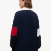 Tommy Jeans Camisola de Rugby Oversized com Bandeira Tommy Jeans Camisola de Rugby Oversized com Bandeira