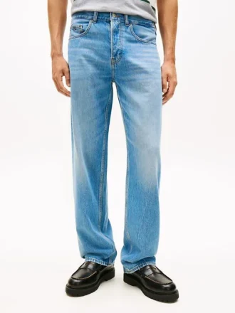 Tommy Jeans Jeans de ganga de corte reto descontraído Tommy Jeans Jeans de ganga de corte reto descontraído