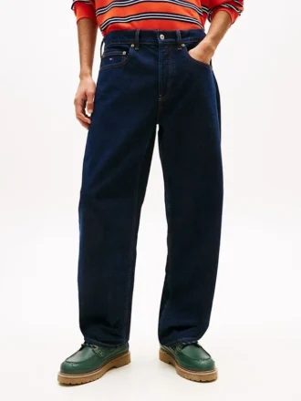 Tommy Jeans Jeans de ganga de corte reto descontraído Tommy Jeans Jeans de ganga de corte reto descontraído