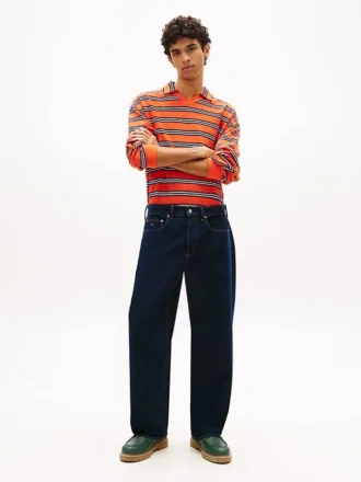 Tommy Jeans Jeans de ganga de corte reto descontraído Tommy Jeans Jeans de ganga de corte reto descontraído