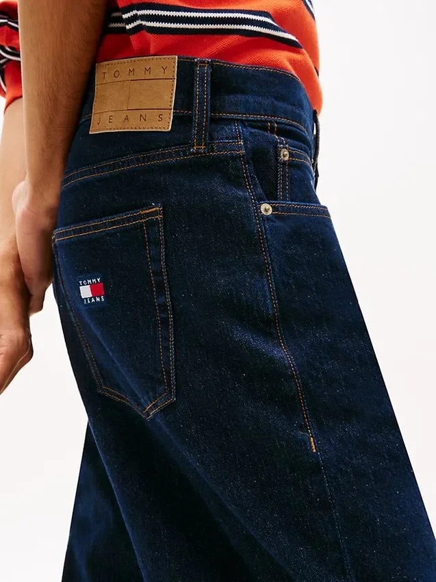 Tommy Jeans Jeans de ganga de corte reto descontraído Tommy Jeans Jeans de ganga de corte reto descontraído