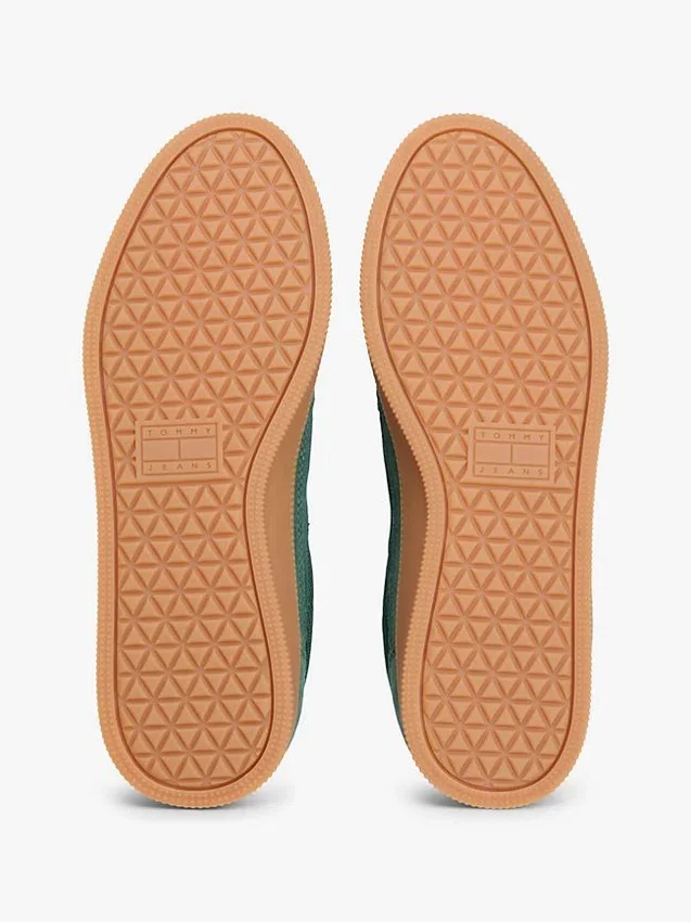 Tommy Jeans Ténis de patinador com textura mista Tommy Jeans Ténis de patinador com textura mista