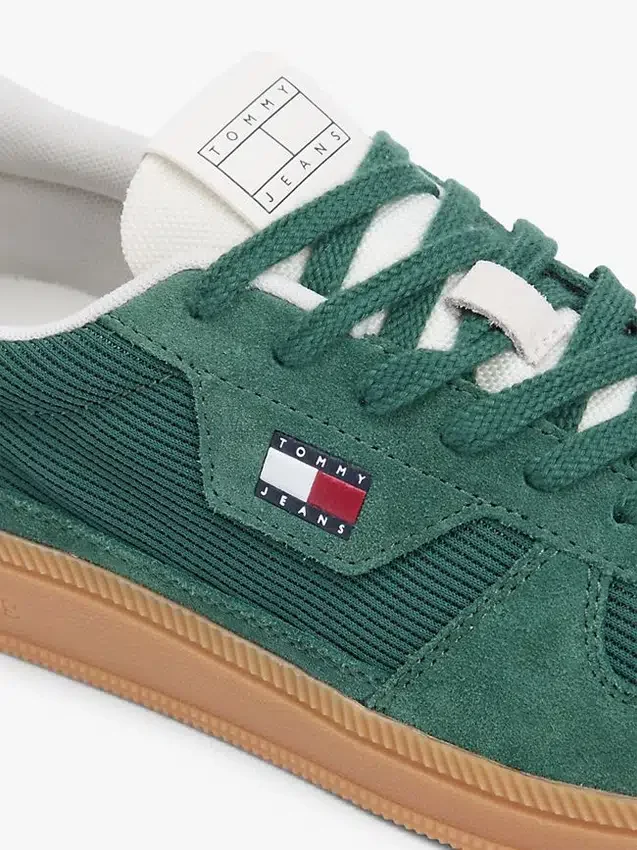 Tommy Jeans Ténis de patinador com textura mista Tommy Jeans Ténis de patinador com textura mista