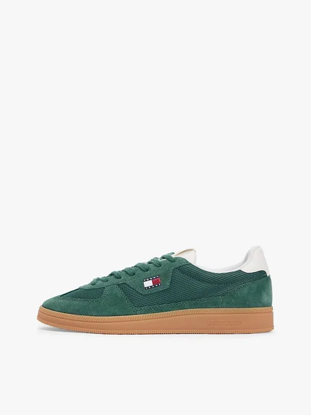 Tommy Jeans Ténis de patinador com textura mista Tommy Jeans Ténis de patinador com textura mista