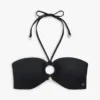 Top de biquíni bandeau com anel em O Top de biquíni bandeau com anel em O