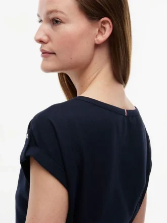 Vestido de Algodão Elástico com Cinto