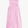 Vestido de croché sem mangas para meninas