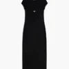 Vestido maxi Tommy Jeans em malha canelada Vestido maxi Tommy Jeans em malha canelada