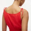 Vestido Midi em Seersucker com Camadas Vestido Midi em Seersucker com Camadas