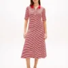 Vestido Midi Polo com Botões Dourados Vestido Midi Polo com Botões Dourados