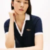 Vestido Polo com Logótipo Hilfiger Bordado Vestido Polo com Logótipo Hilfiger Bordado