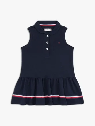 Vestido Polo Elástico Sem Mangas para Bebés