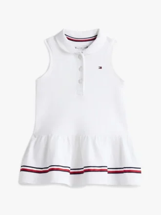 Vestido Polo Elástico Sem Mangas para Bebés