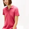 Vestido polo em algodão elástico com corte clássico Vestido polo em algodão elástico com corte clássico