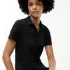 Vestido Polo em Algodão Elástico de Corte Clássico Vestido Polo em Algodão Elástico de Corte Clássico