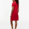 Vestido Polo em Algodão Elástico de Corte Clássico Vestido Polo em Algodão Elástico de Corte Clássico
