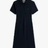 Vestido Polo em Algodão Elástico de Corte Clássico Vestido Polo em Algodão Elástico de Corte Clássico
