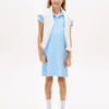Vestido polo infantil com estampado floral
