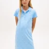 Vestido polo infantil com estampado floral