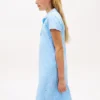 Vestido polo infantil com estampado floral