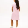 Vestido polo infantil com estampado floral