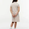 Vestido Polo Multistripe para Crianças Vestido Polo Multistripe para Crianças