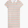 Vestido Polo Multistripe para Crianças Vestido Polo Multistripe para Crianças