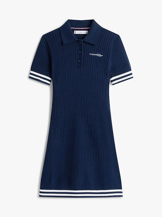 Vestido polo às riscas para criança Vestido polo às riscas para criança