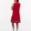 Vestido polo sem mangas plissado para criança