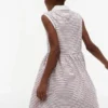 Vestido polo sem mangas às riscas para criança Vestido polo sem mangas às riscas para criança