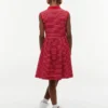 Vestido polo sem mangas às riscas para criança Vestido polo sem mangas às riscas para criança