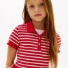 Vestido skater em polo elástico para criança