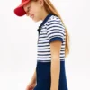Vestido skater em polo elástico para criança