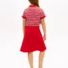 Vestido skater em polo elástico para criança