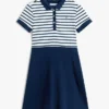 Vestido skater em polo elástico para criança